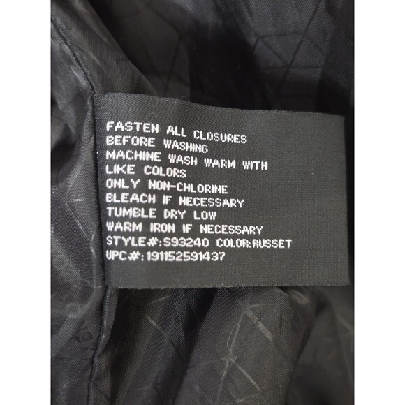 ZeroXposur Black Label Jacket Womens L Burgundy Hooded Quilted Parka Puffer Coat - Picture 15 of 15